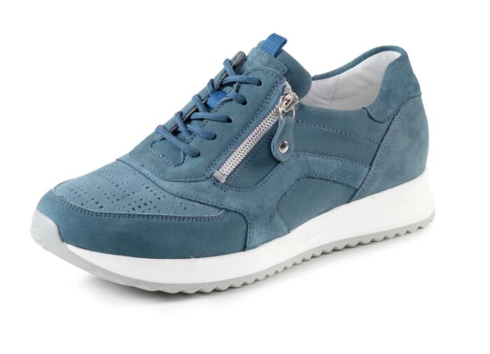 Waldl&auml;ufer, bequeme Damen-Schn&uuml;rschuhe, Weite H, mit herausnehmbarem Fussbett 