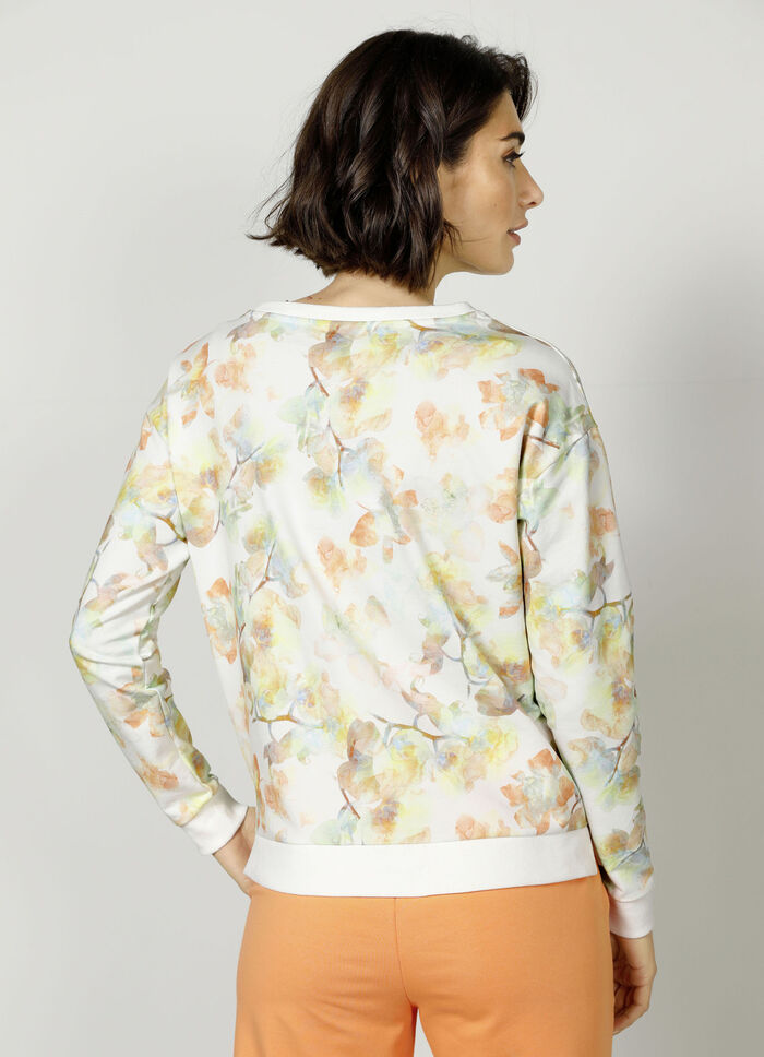 Sweatshirt mit Rundhalsausschnitt 