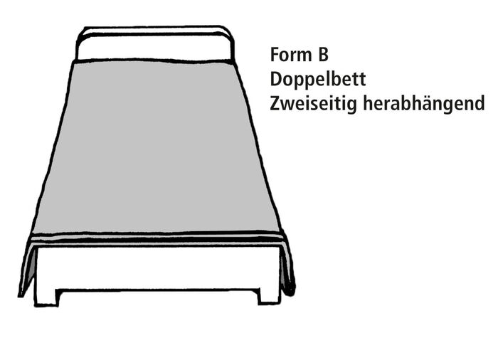 Jacquard-Tagesdecken mit Bandeinfassung und Kissenbezüge 