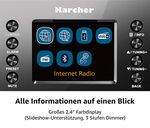 «Karcher» DAB 7000i Internetradio mit WLAN 