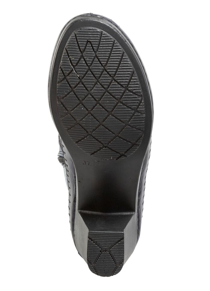 Gemini, modische Damen-Stiefeletten, Winterschuhe, Weite G, mit Reissverschluss BLAU