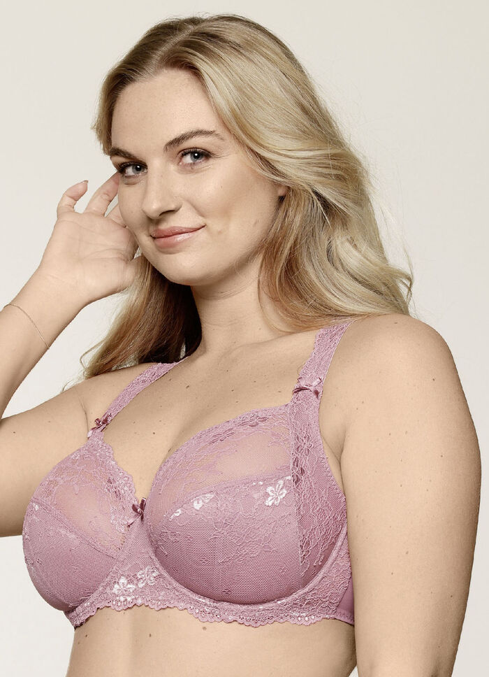 LingaDore Bügel-BH mit elastischer Spitze ALTROSA