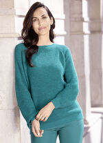 Pullover mit dekorativem Strukturmuster 