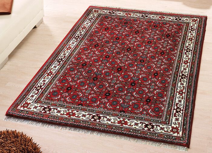 Handgekn&uuml;pfte Br&uuml;cken, Galerie und Teppiche ROT