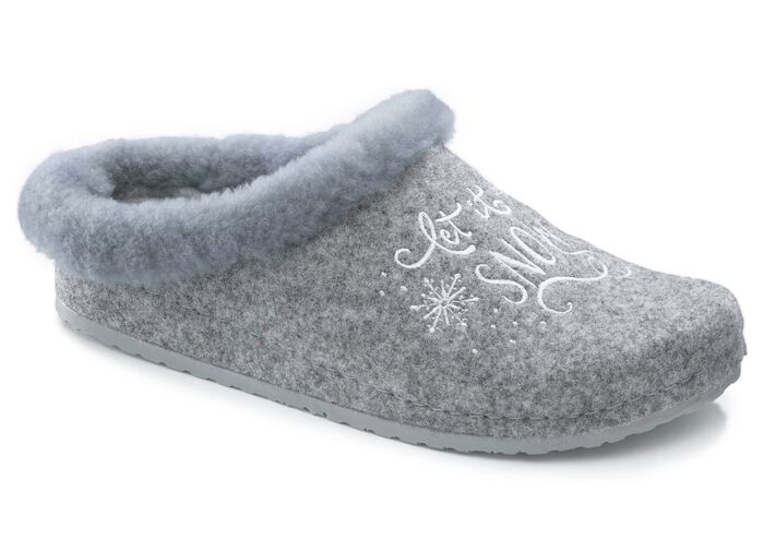 Mubb, warme Damen-Hausschuhe, Weite H, mit Lammfell 