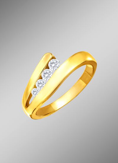 Damenring mit Brillanten 