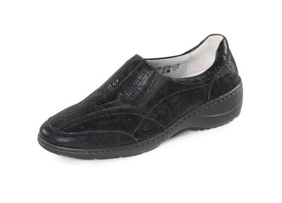 Waldläufer, komfortable Damen-Slipper, Weite K, mit herausnehmbarem Fussbett  Waldläufer, komfortable Damen-Slipper, Weite K, mit herausnehmbarem Fussbett