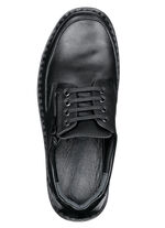 GINO GALANTE, klassische Herren-Schnürschuhe, mit herausnehmbarem Fussbett SCHWARZ