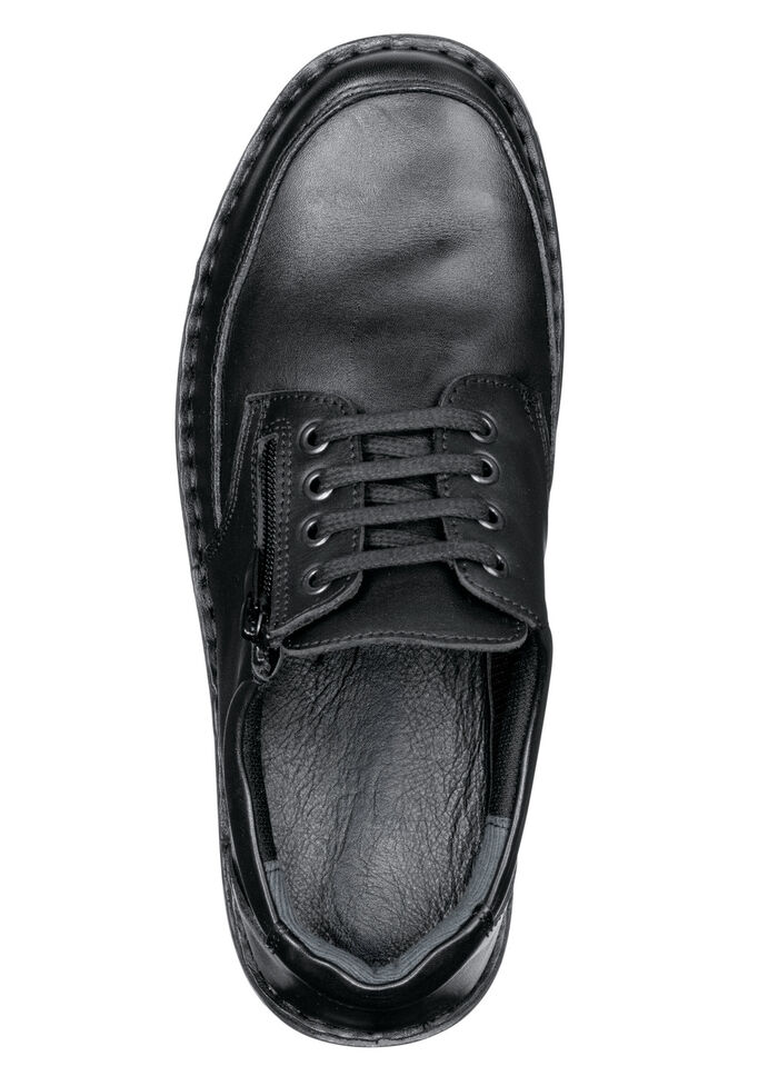 GINO GALANTE, klassische Herren-Schnürschuhe, mit herausnehmbarem Fussbett SCHWARZ
