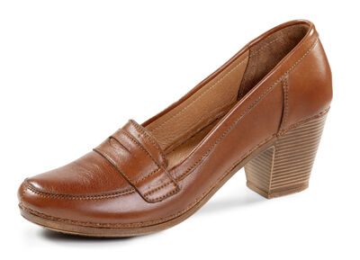 Gemini Pumps aus teilweise schattiertem Rind-Nappaleder 