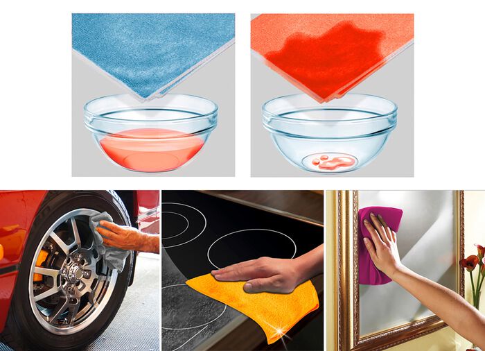 Mikrofaser-Reinigungst&uuml;cher, 20-teilig 