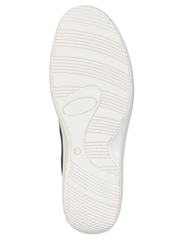 ELENA EDEN, bequeme Damen-Slipper, Weite H, mit herausnehmbarem Fussbett MARINE