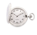 Quartz-Taschenuhr mit Metallgehäuse 