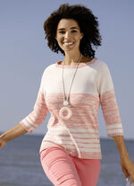Pullover mit nachhaltig recycelter Baumwolle 