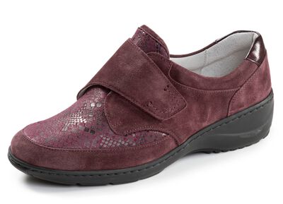 Waldl&auml;ufer, bequeme Damen-Slipper, Weite K, mit herausnehmbarem Fussbett 