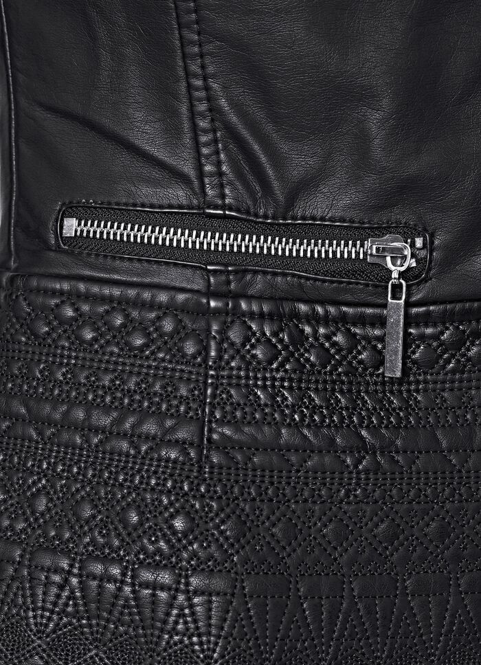 Blazer mit toniger Stickerei 