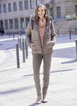 Jacke mit Rautenstepp 