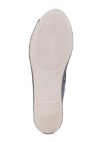 Gemini Slipper aus teilweise gepr&auml;gtem Nappaleder BLAU