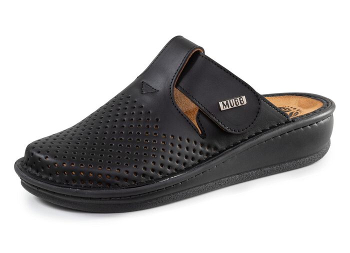 Mubb, sommerliche Damen-Clogs, Weite H, mit herausnehmbarem Fussbett 