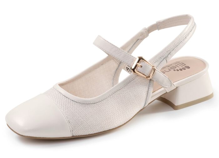 ELENA EDEN, schicke Damen-Slingpumps, Weite G, mit Klettverschluss 
