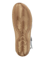 Gemini Riemchen-Sandale aus weichem Rind-Nappaleder WEISS