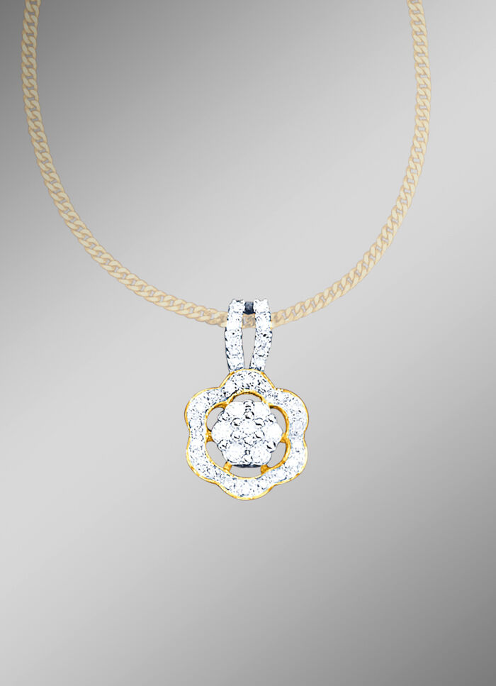 Anhänger mit Diamanten 