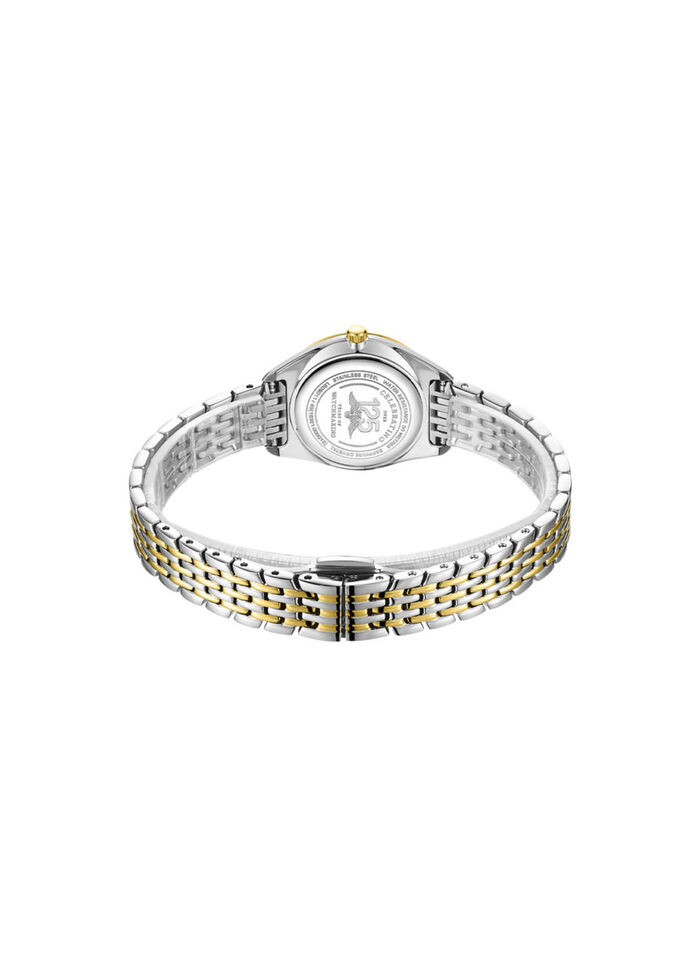 Rotary Quartz-Damenuhr mit Edelstahlbandgehäuse 