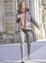 Jacke mit Rautenstepp 