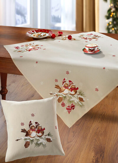 Wunderbar winterliche Tisch- und Raumdekoration 