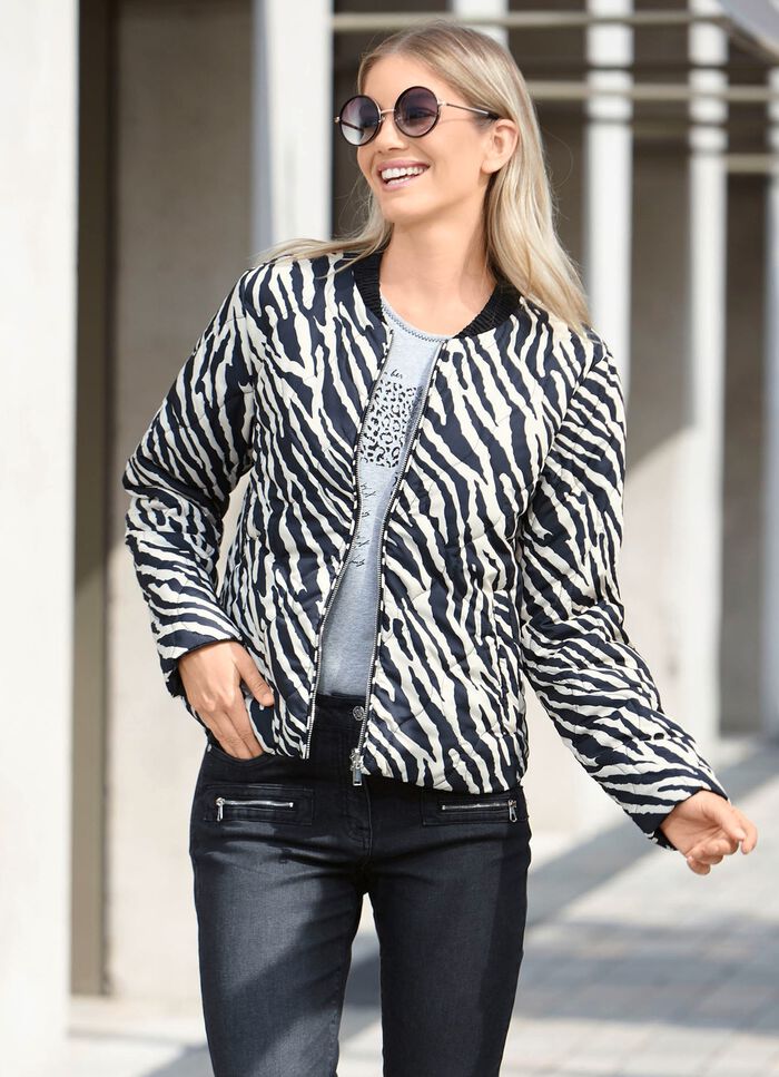 Wende-Kurzjacke in Blousonoptik 