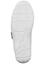 Waldl&auml;ufer, bequeme Damen-Slipper, Weite H, mit herausnehmbarem Fussbett MATTSILBER