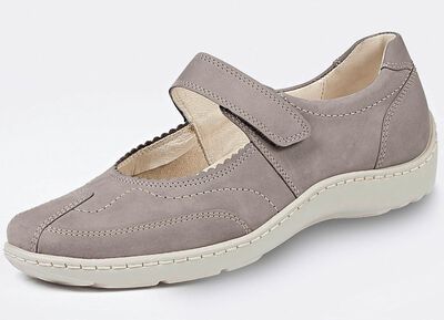 Waldl&auml;ufer, bequeme Damen-Slipper, Weite H, mit herausnehmbarem Fussbett 