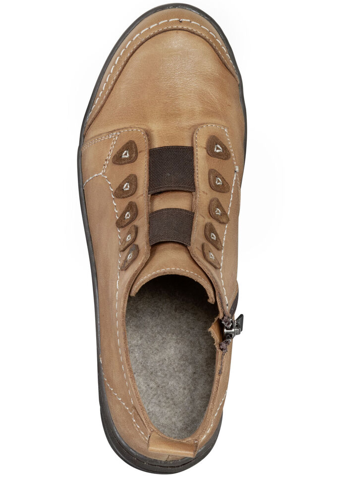ELENA EDEN, gefütterte Damen-Boots, Winterschuhe, Weite H, mit herausnehmbarem Fussbett CAMEL
