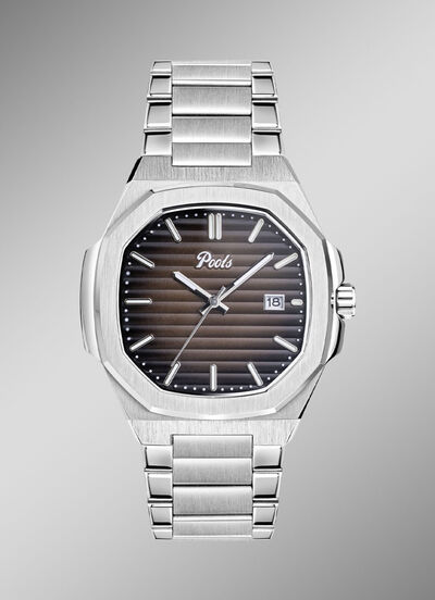 Quartz-Herrenuhr aus Edelstahl 