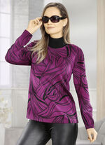 Pullover in Jacquard-Dessin 