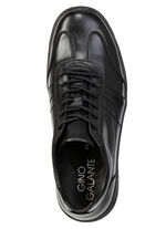 GINO GALANTE, schicke Herren-Schn&uuml;rschuhe, mit herausnehmbarem Fussbett SCHWARZ