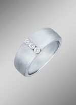 Stilvoller Damenring aus Platin mit Brillanten 