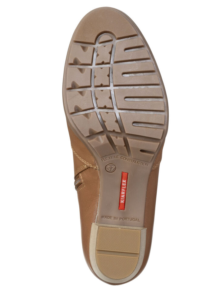 ELENA EDEN, schicke Damen-Stiefeletten, Weite G, mit herausnehmbarem Fussbett COGNAC