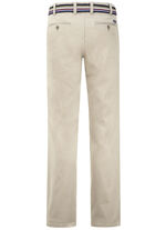 «Brühl»-Hose mit Gürtel in 3 Farben KITT