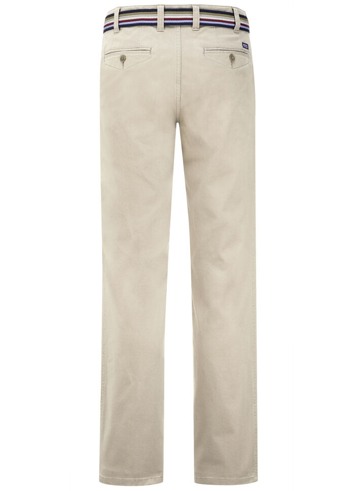 «Brühl»-Hose mit Gürtel in 3 Farben KITT