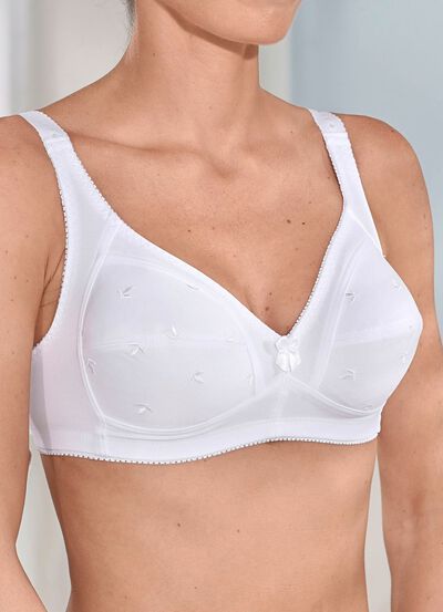 Naturana Zweierpack BH mit Baumwolle 