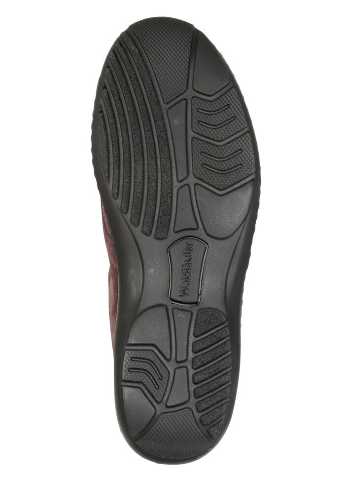 Waldläufer, bequeme Damen-Slipper, Weite K, mit herausnehmbarem Fussbett BURGUND