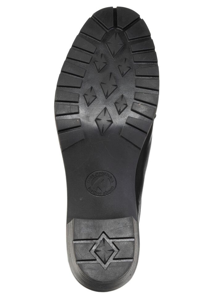 ELENA EDEN, eleganter Damen-Trotteur, Weite H, mit herausnehmbarem Fussbett SCHWARZ