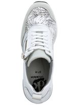 ELENA EDEN Schn&uuml;rschuh mit gl&auml;nzend bedrucktem Elastikmaterial 