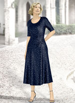 Kleid mit Knoten-Optik 