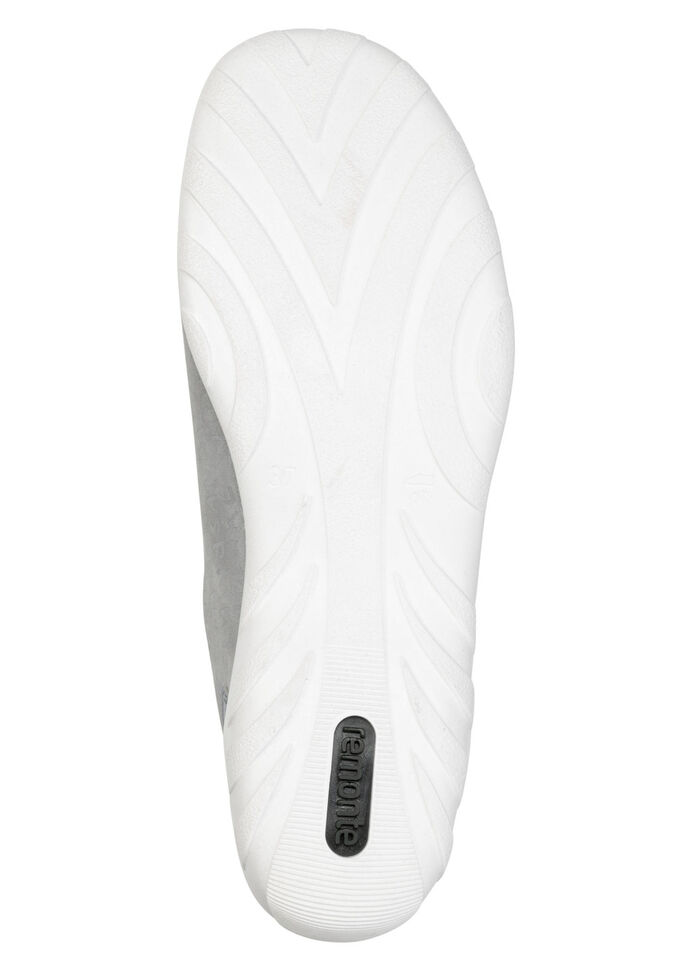 Remonte, bequeme Damen-Sneaker, Weite G, mit herausnehmbarem Fussbett HELLBLAU-SILBER