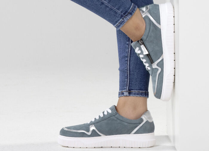 ELENA EDEN Sneaker mit Kontrast-Besätzen JEANS