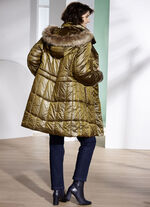 Kurzmantel mit elastischen Windfangärmeln 