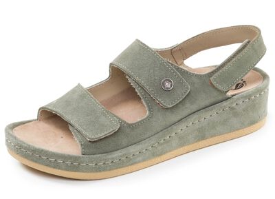 Mubb, bequeme Damen-Sandalen, Weite H, mit herausnehmbarem Fussbett 