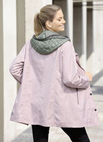 Funktionsjacke mit abnehmbarer Kapuze 